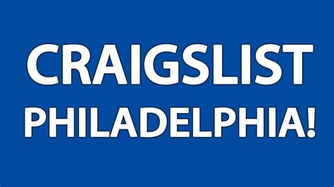 • •. . Craigslist free stuff in philadelphia pennsylvania